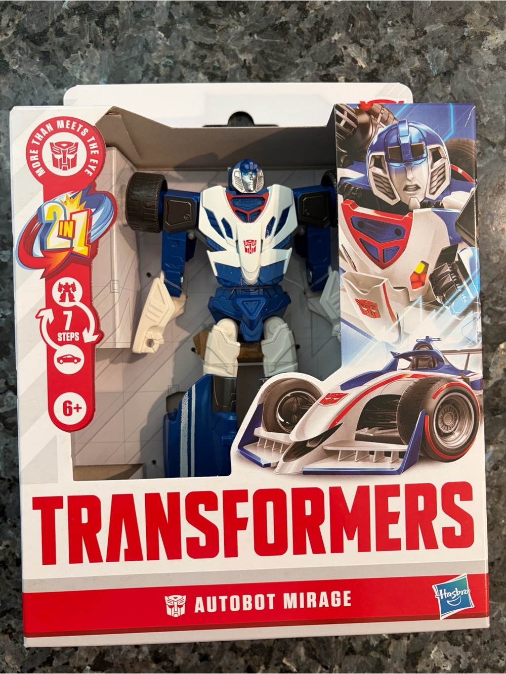 Transformers Hasbro Autobot Mirage Figure - Blue & White